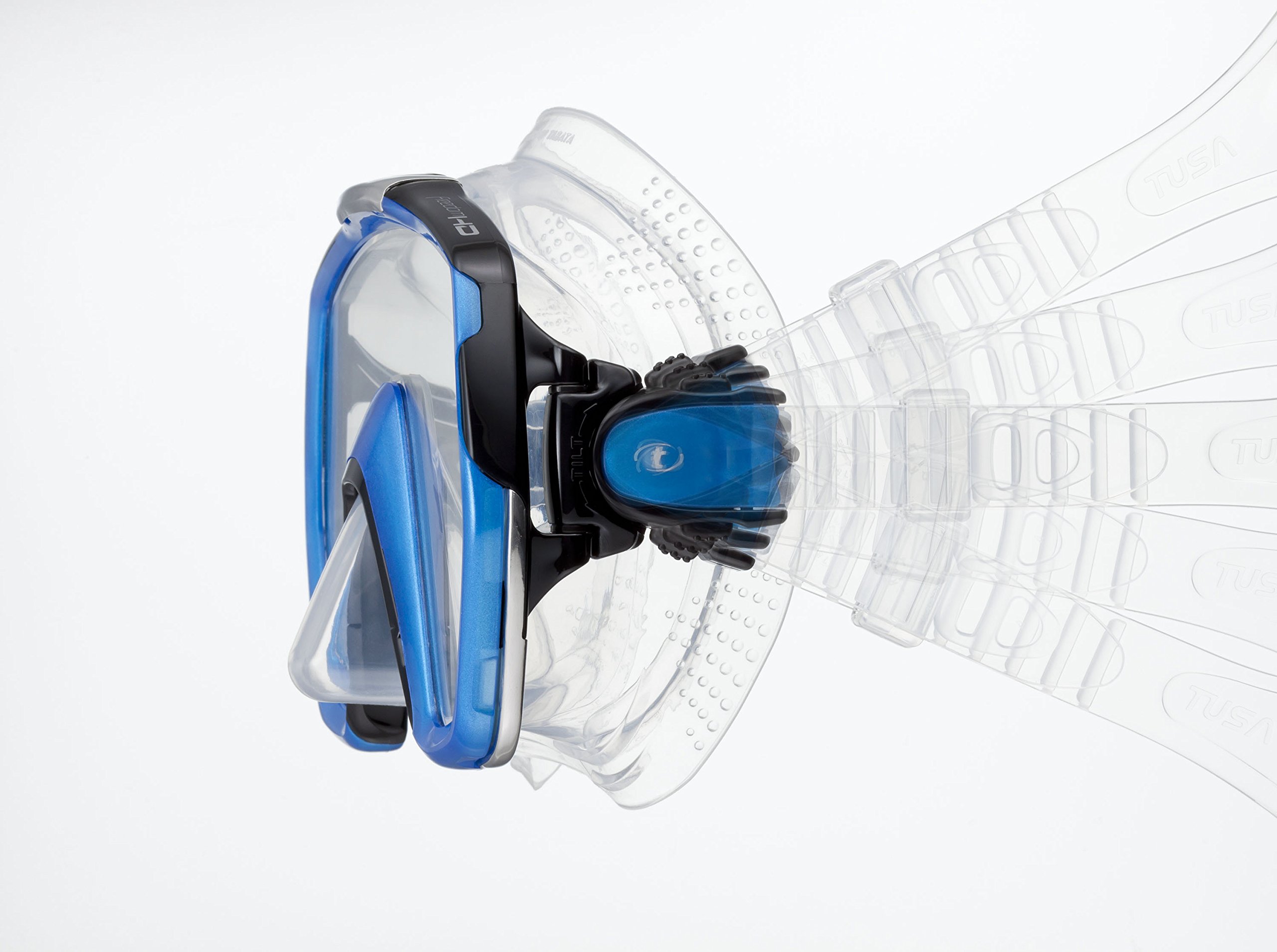 TUSA M-1001 Freedom HD Scuba Diving Mask - Anti-Fog, Wide View Snorkeling Mask for Men & Women - Perfect for Ocean Diving, Snorkeling & Underwater Photography