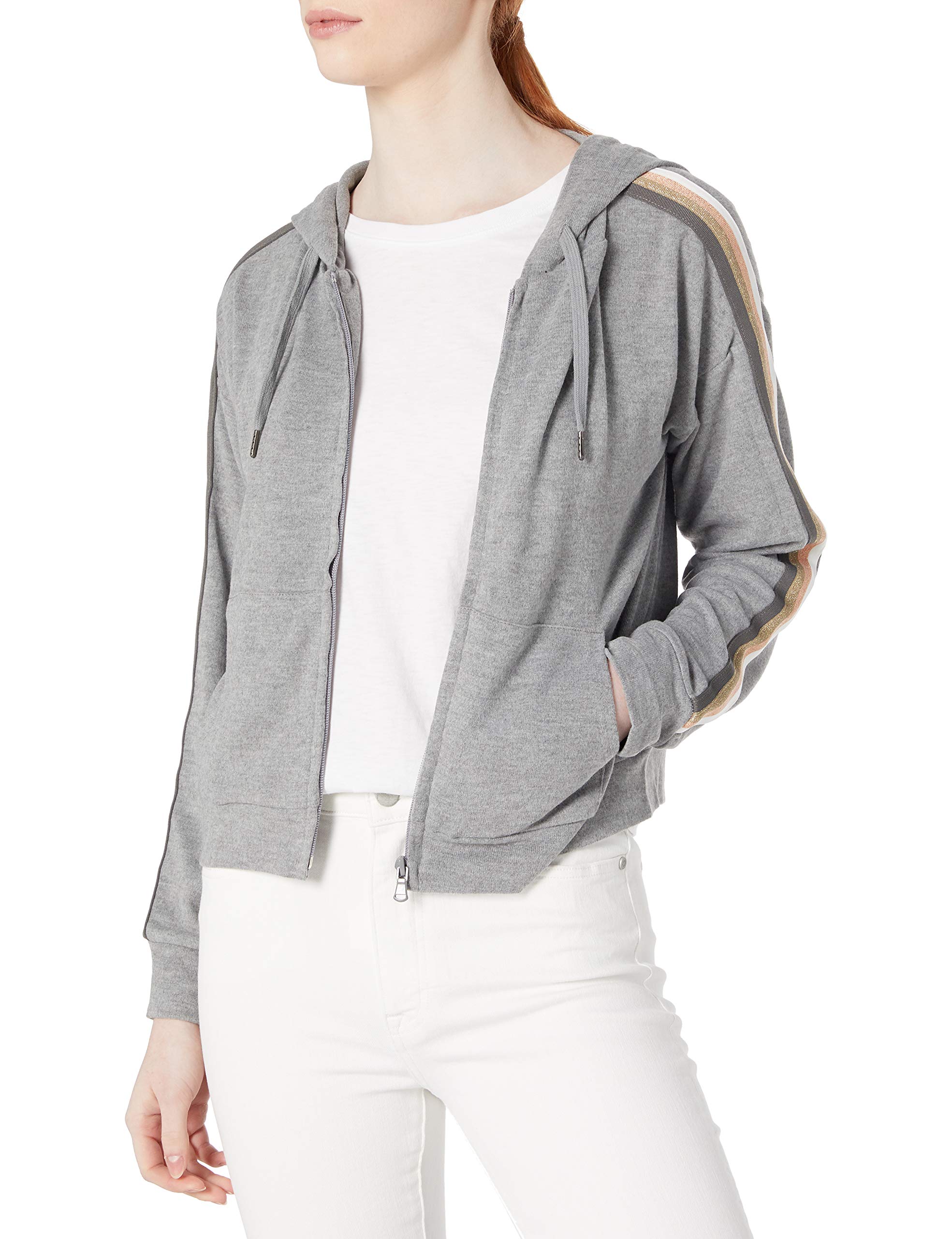 BB DAKOTA Women's Zip Hoodie - Stylish Fleece Jacket with Front Zipper for Casual Wear | Perfect for Fall, Winter & Outdoor Activities
