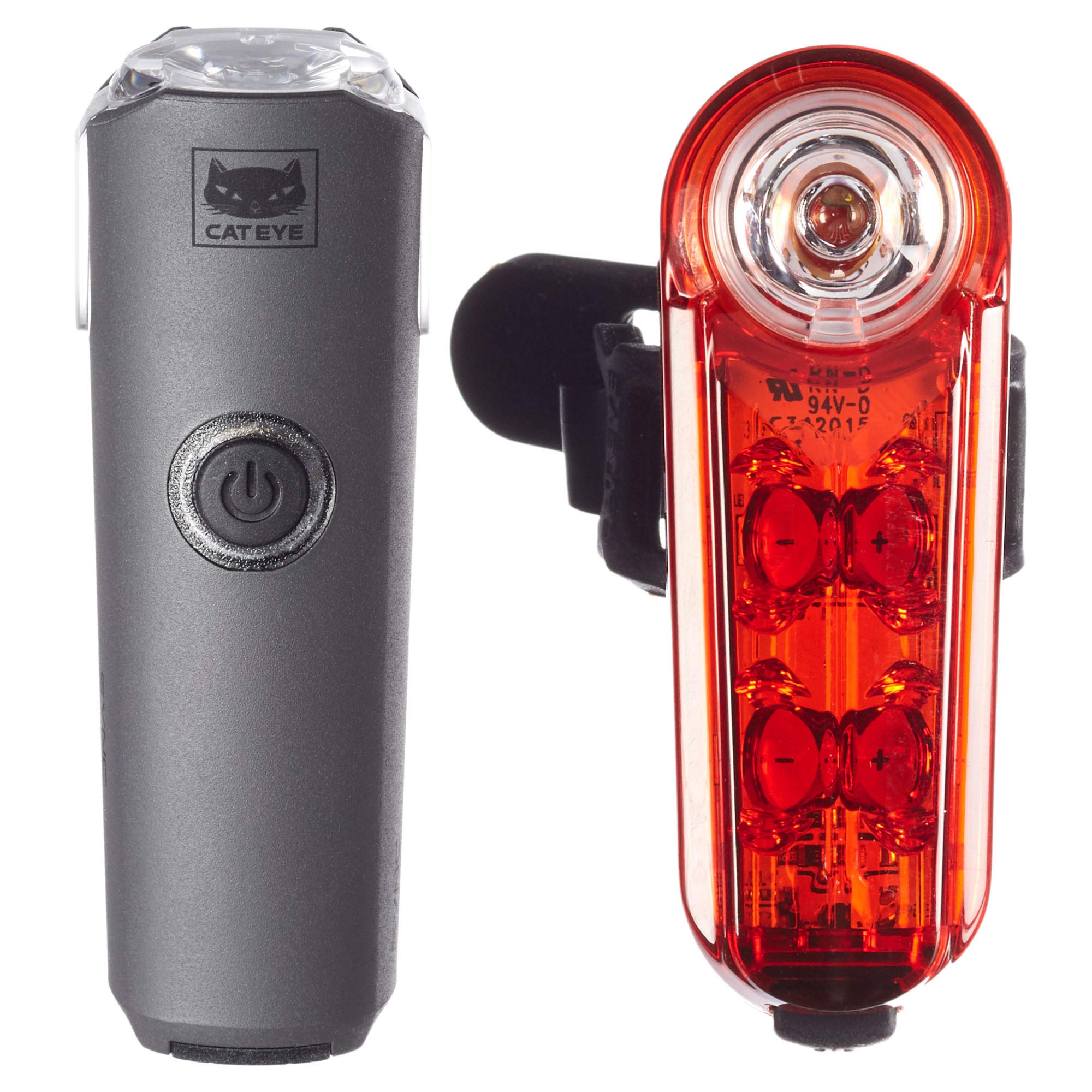 CATEYE SYNC High Power LED Rechargeable Bike Light Set - 1200 Lumen Headlight & Tail Light Combo Kit for Night Cycling, Mountain Biking, Commuting and Road Safety
