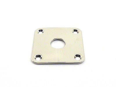 Schaller Chrome Jack Plate - Premium Guitar Output Jack Plate for Electric Guitars & Basses | Perfect for DIY Repairs & Upgrades