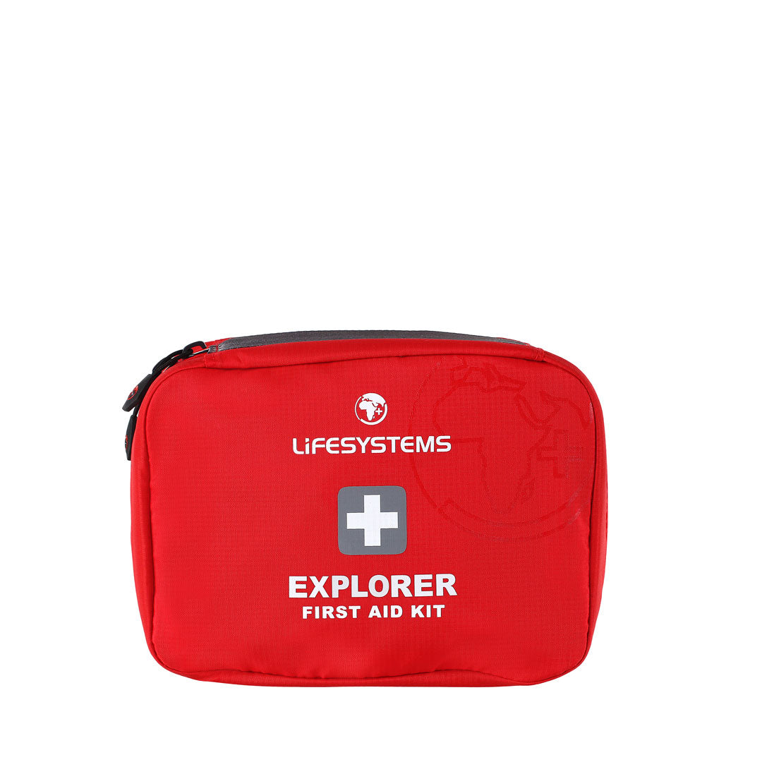 Lifesystems Explorer First Aid Kit - Compact & Lightweight Emergency Medical Supplies for Hiking, Camping, Travel & Outdoor Adventures