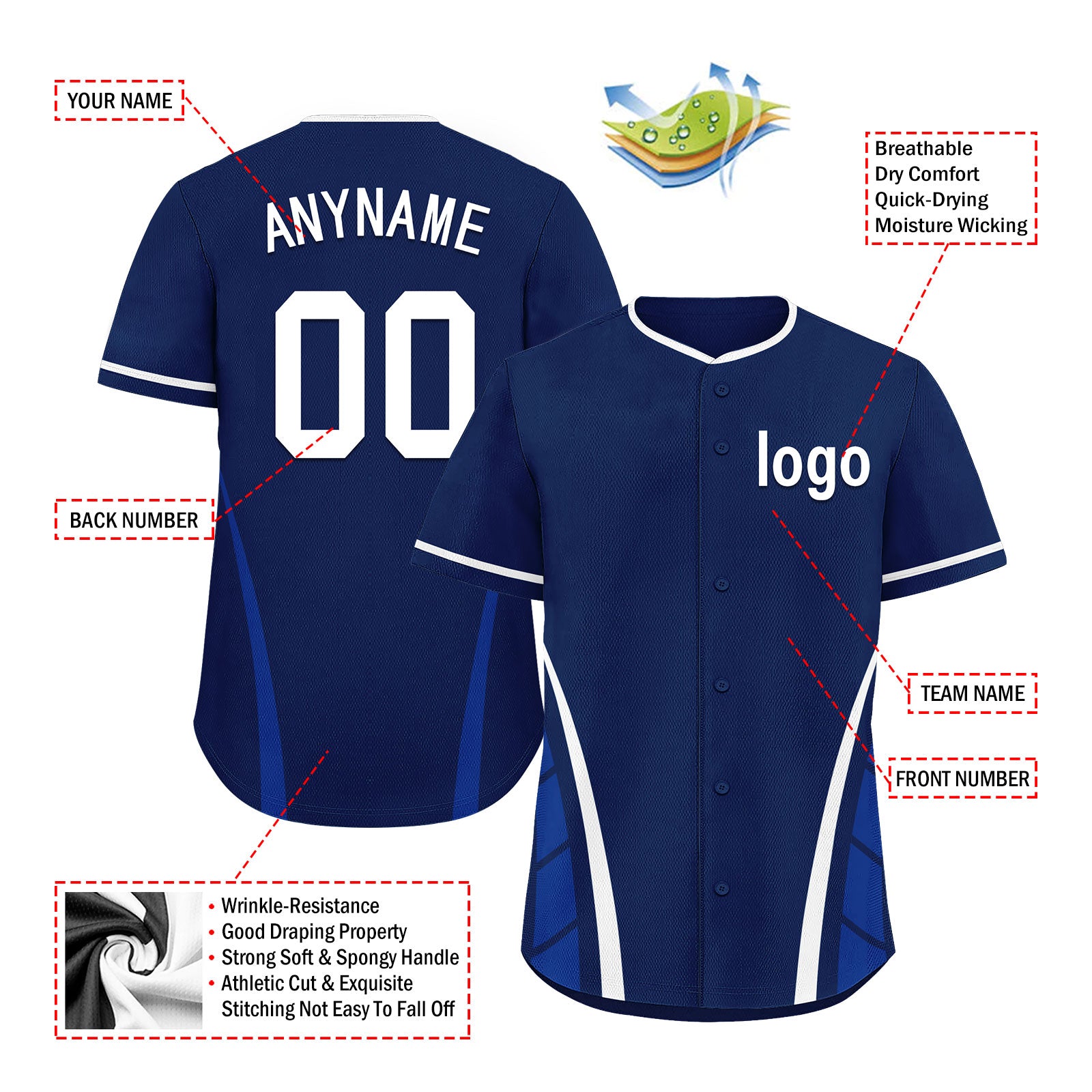 Custom Florida Personalized Authentic Baseball Jersey - BSBJ01 E06042 27Q - Perfect for Team Sports, Fan Events & Gift Giving