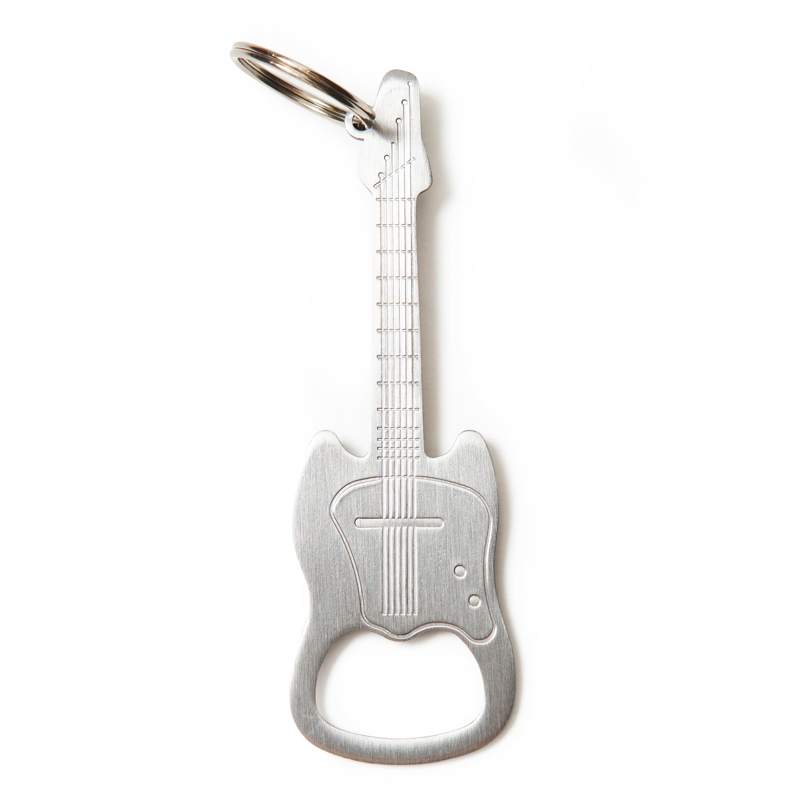 Premium Guitar-Shaped Keychain with Bottle Opener - Perfect for Musicians, Beer Lovers & Gift Giving - Ideal for Concerts, Parties & Everyday Carry