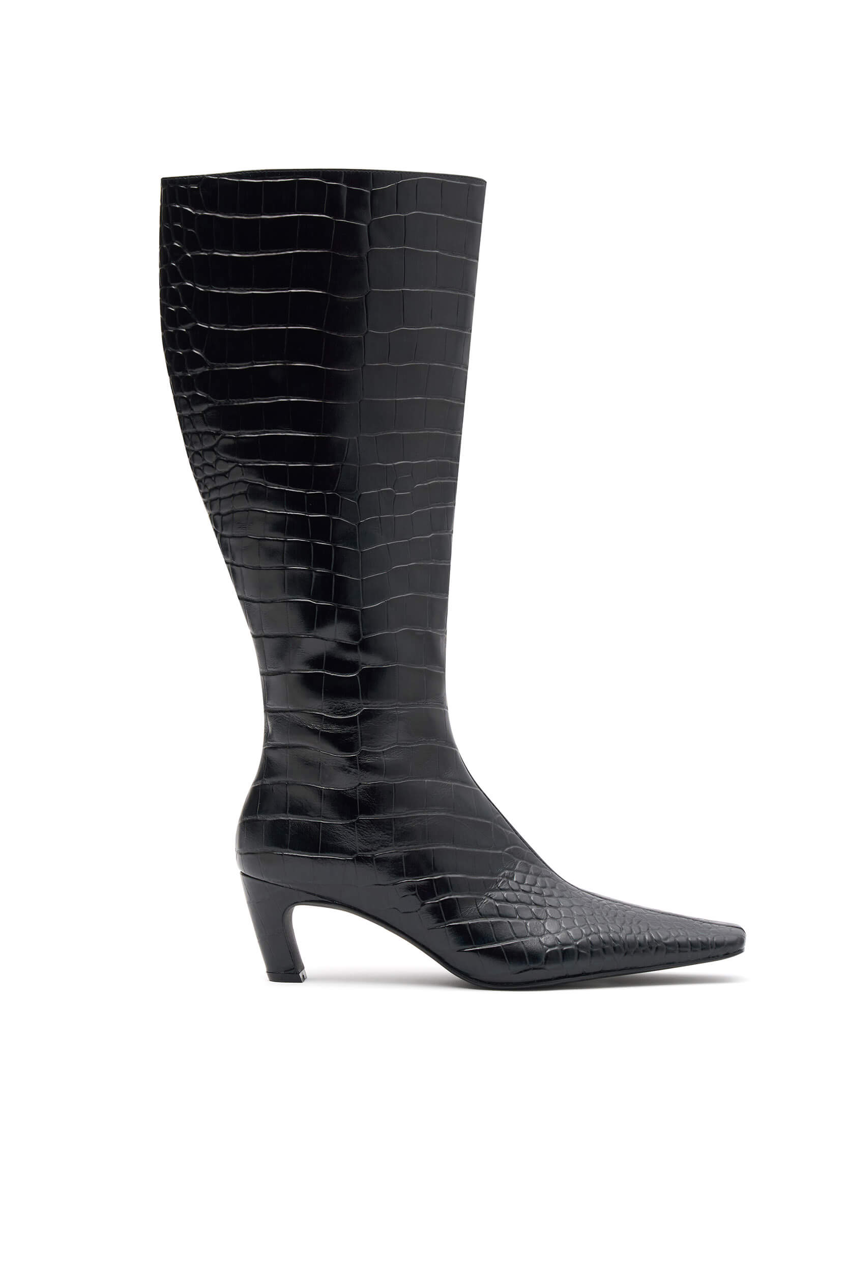 The Asher Black Croc Boot - Waterproof & Comfortable Ankle Boots for Women | Perfect for Outdoor Hiking, Casual Wear & Rainy Days
