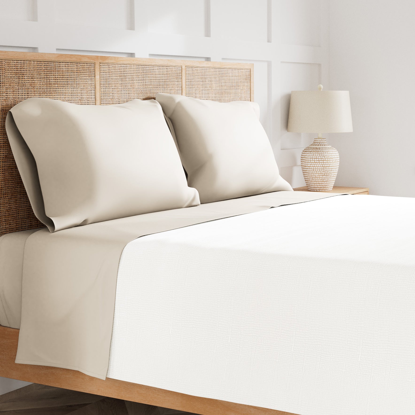 Premium Ready to Bed 2.0 Sheet Set - Soft Breathable Bedding for Ultimate Comfort - Perfect for Master Bedroom, Guest Room & Vacation Homes