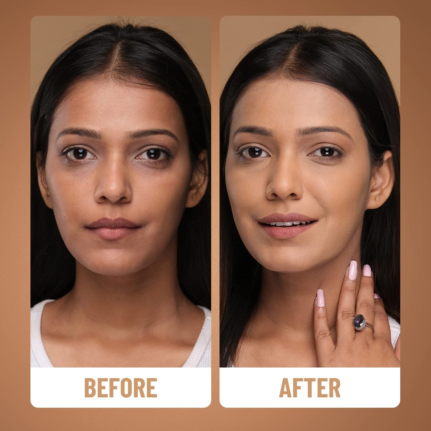 Oil-Free Long Lasting Liquid Foundation - Lightweight Matte Finish for All-Day Wear - Perfect for Oily Skin & Daily Makeup Routine