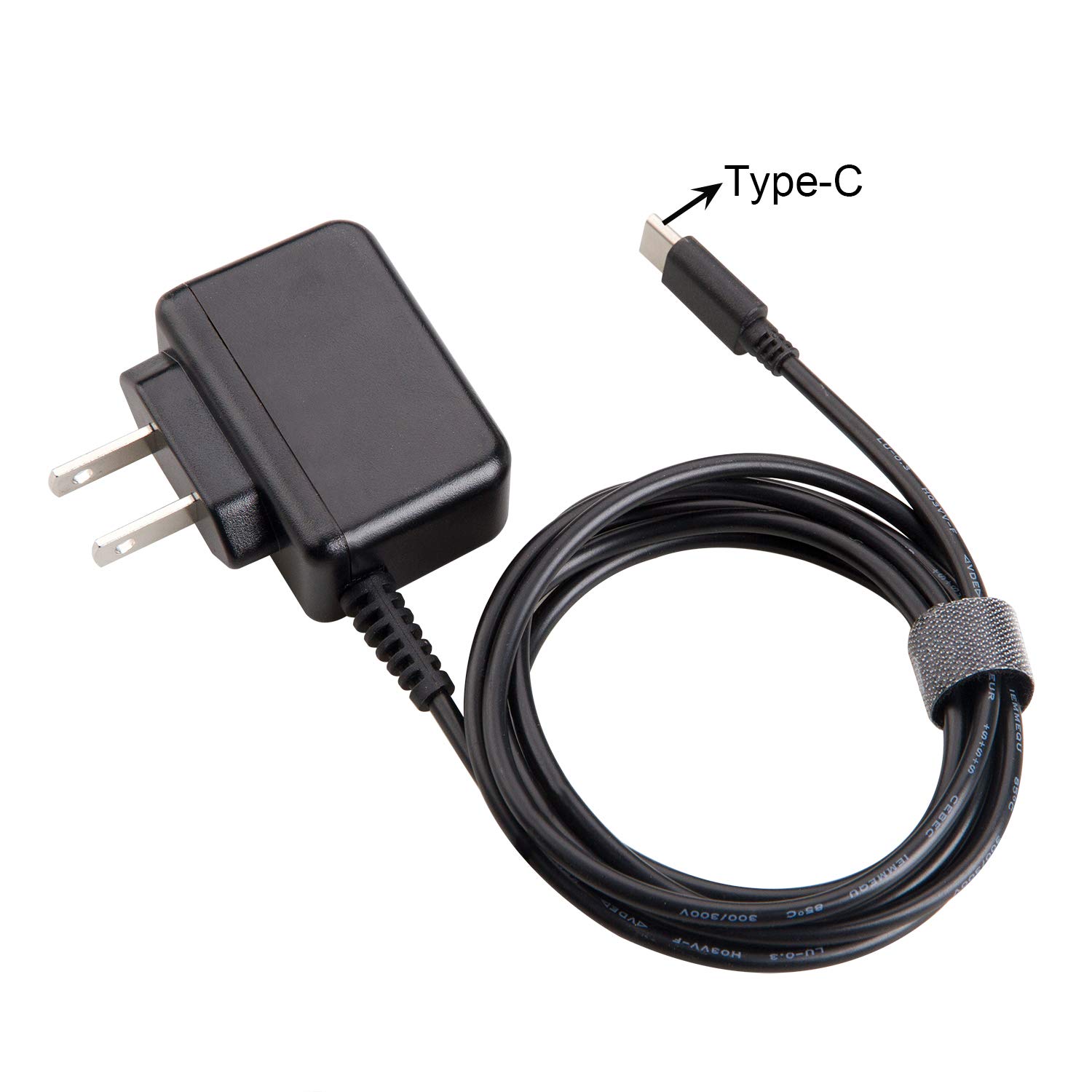 5V 2A USB C Wall Charger Fast Charging Block with US Plug - Compatible with Samsung Galaxy S8/S8+/Note 8, LG G5/G6, HTC 10, Nexus 6P/5X & Type-C Devices - Perfect for Home, Office & Travel (Black)