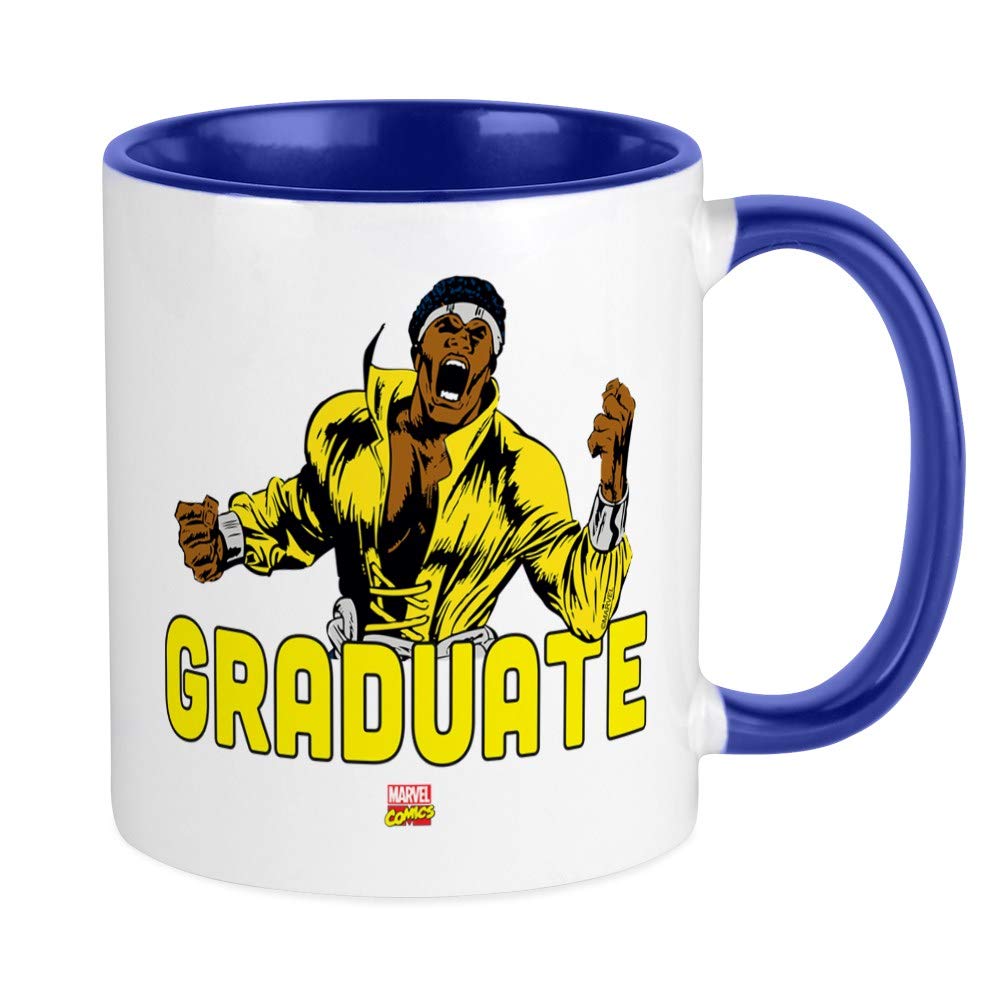 Luke Cage Graduate Ceramic Coffee Mug 11 oz - Perfect for Tea & Coffee - Ideal Gift for Graduation, Office & Home Use