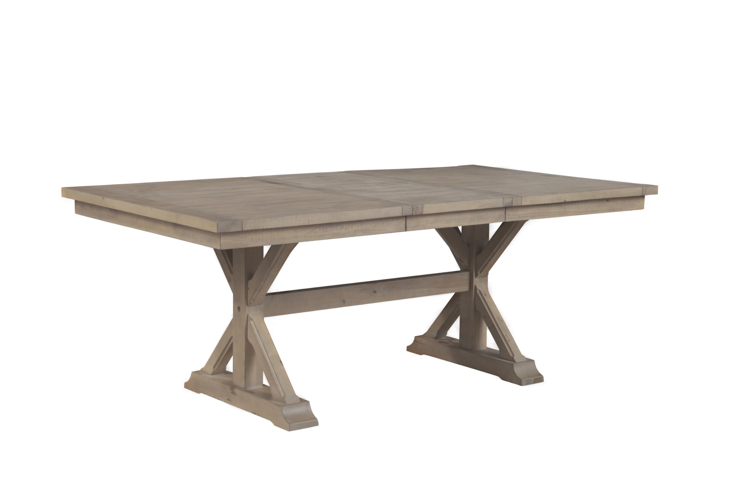 Alpine Furniture Arlo Dining Table - Natural Wood Finish - Perfect for Dining Rooms, Kitchens, and Outdoor Patios