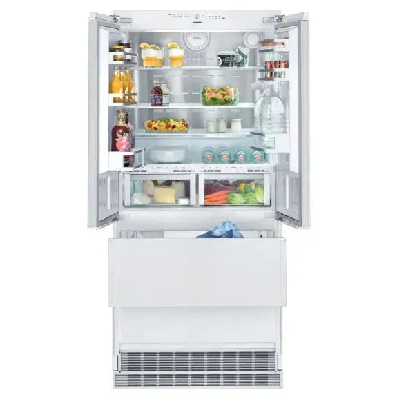 Liebherr 480L French Door Built-In Refrigerator - Energy Efficient Stainless Steel Smart Fridge for Modern Kitchen & Open Concept Living Spaces