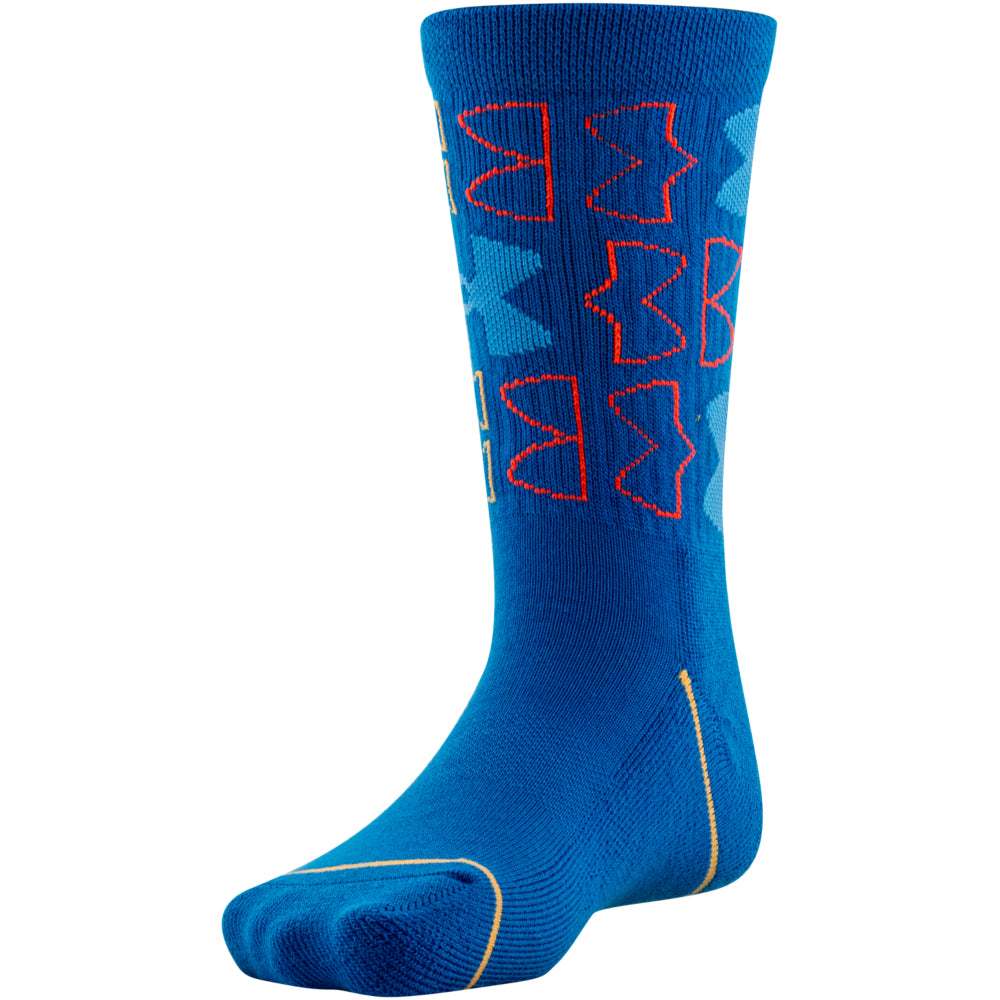 Under Armour Youth Phenom Crew Socks 3 Pack for Boys - Moisture-Wicking & Comfortable Athletic Socks for Sports, Running, and Everyday Wear