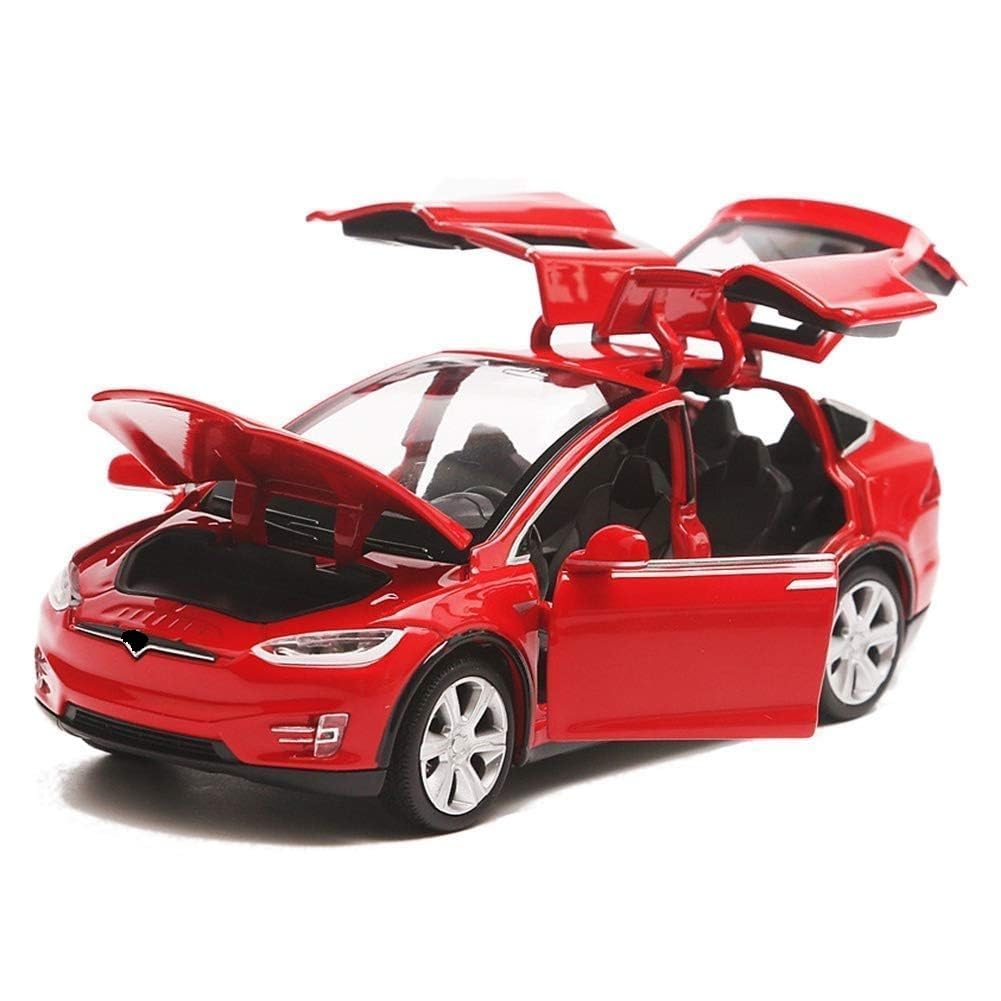 Exegi Enterprise 1:32 Scale Diecast Model X Pull Back Toy Cars - 3 Pack Alloy Metal Vehicles with Realistic Sound & Light Effects for Kids | Collectible, Gift, Birthday Present, Pretend Play, Racing Game