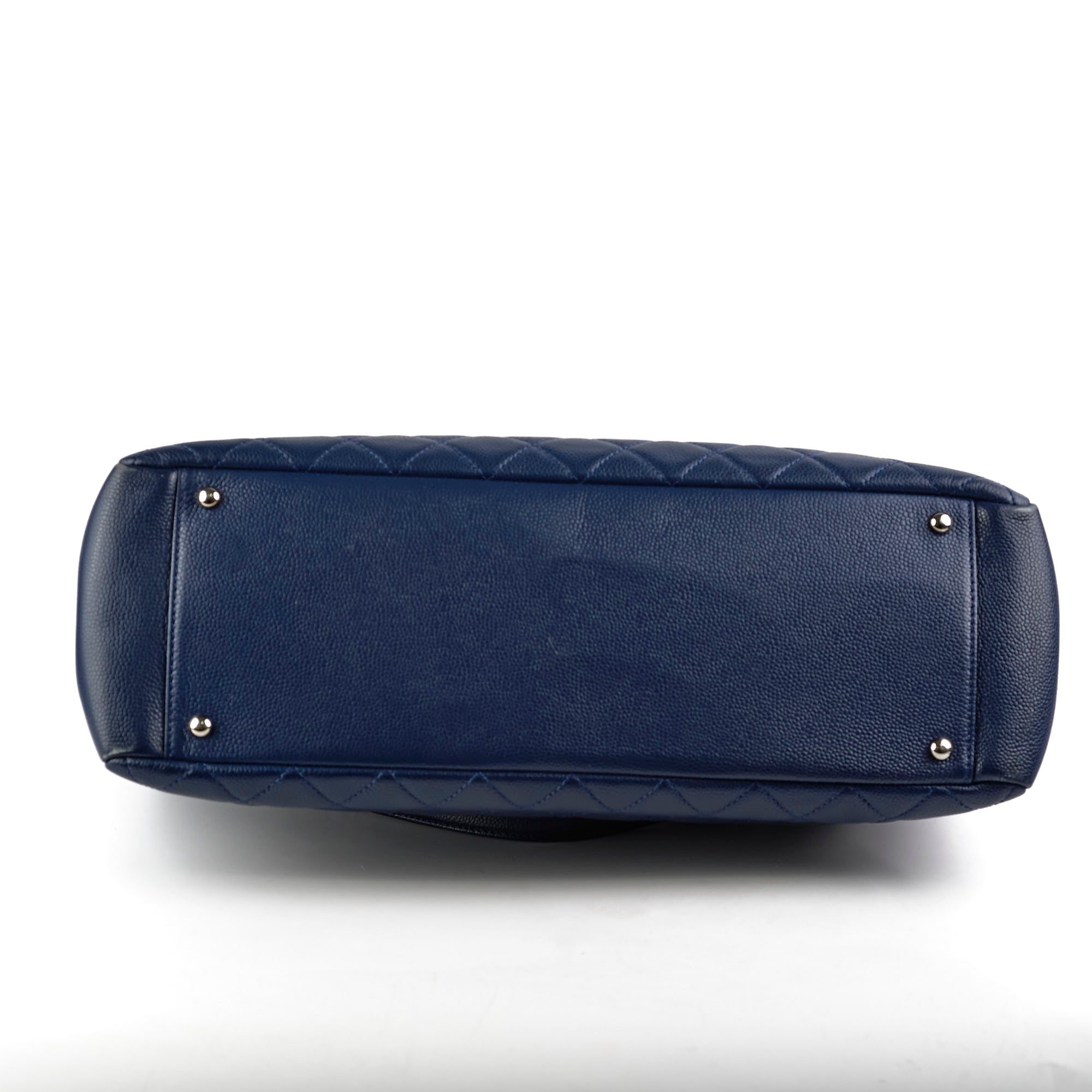 Chanel Caviar GST XL Tote Bag in Navy Blue - Luxury Designer Handbag for Women, Perfect for Work, Travel & Everyday Use