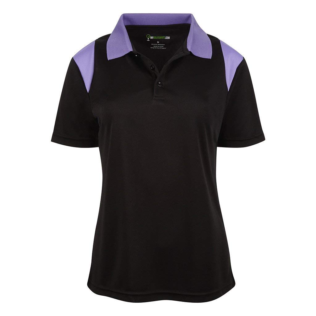 Premium Women's French Cut Golf Shirt - Breathable Short Sleeve Performance Polo with Free UV Protection Golf Hat | Perfect for Course Play, Club Events & Summer Outdoor Activities