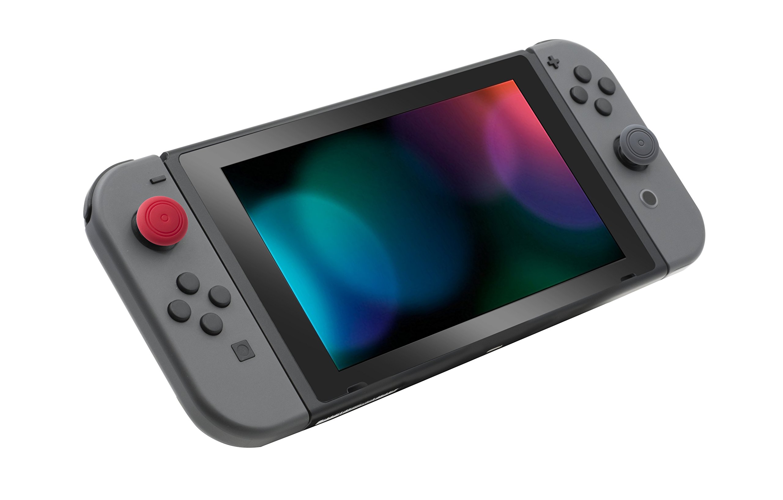 Snakebyte Tough Kit - Protective Accessory Set for Nintendo Switch with Hard Case, H9 Screen Protector, Cleaning Cloth & Thumb Grips - Black - Perfect for Gaming, Travel & Storage