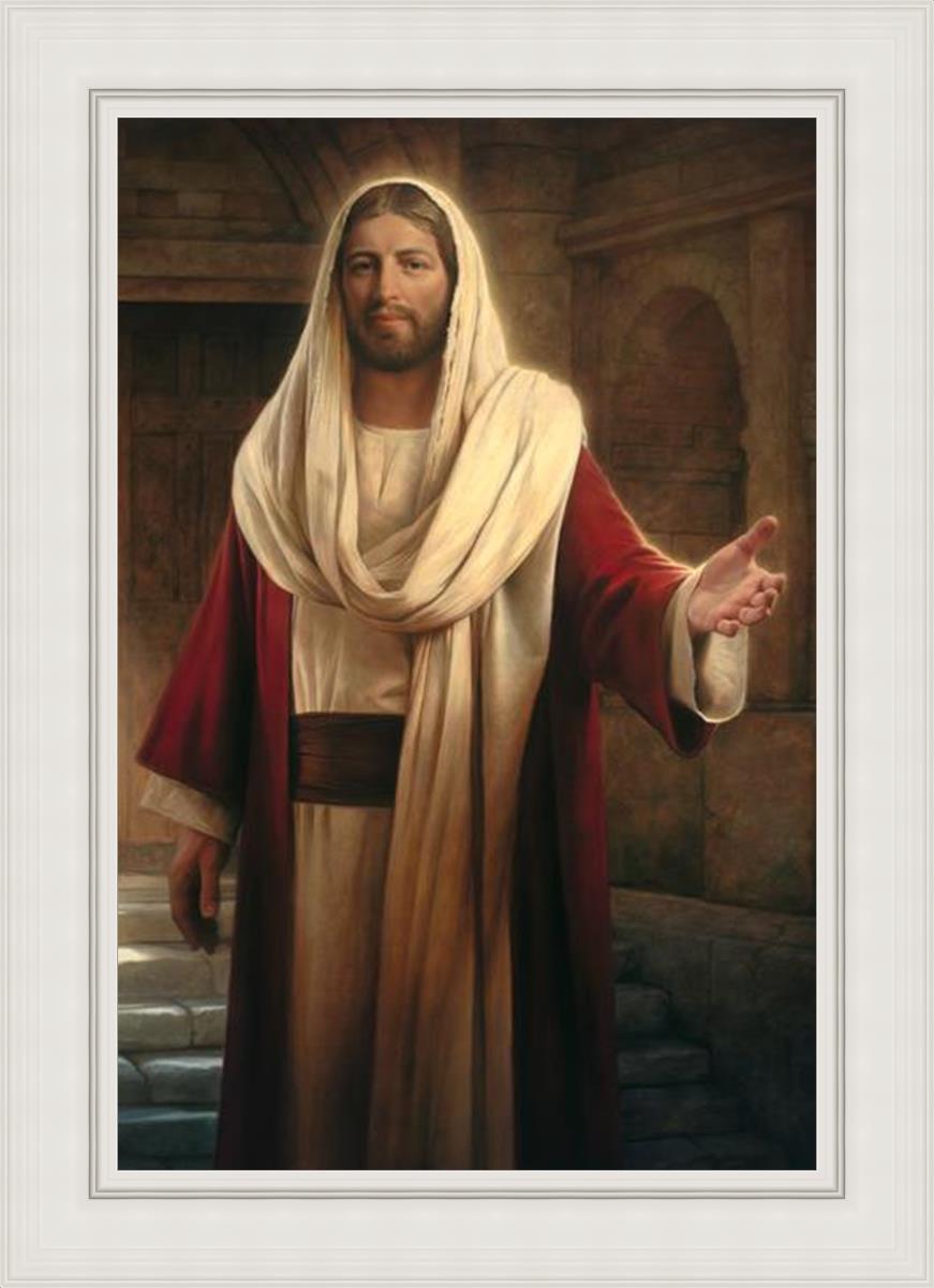 Come Follow Me by Howard Lyon - Inspirational Christian Art Print for Home, Church & Office Decor