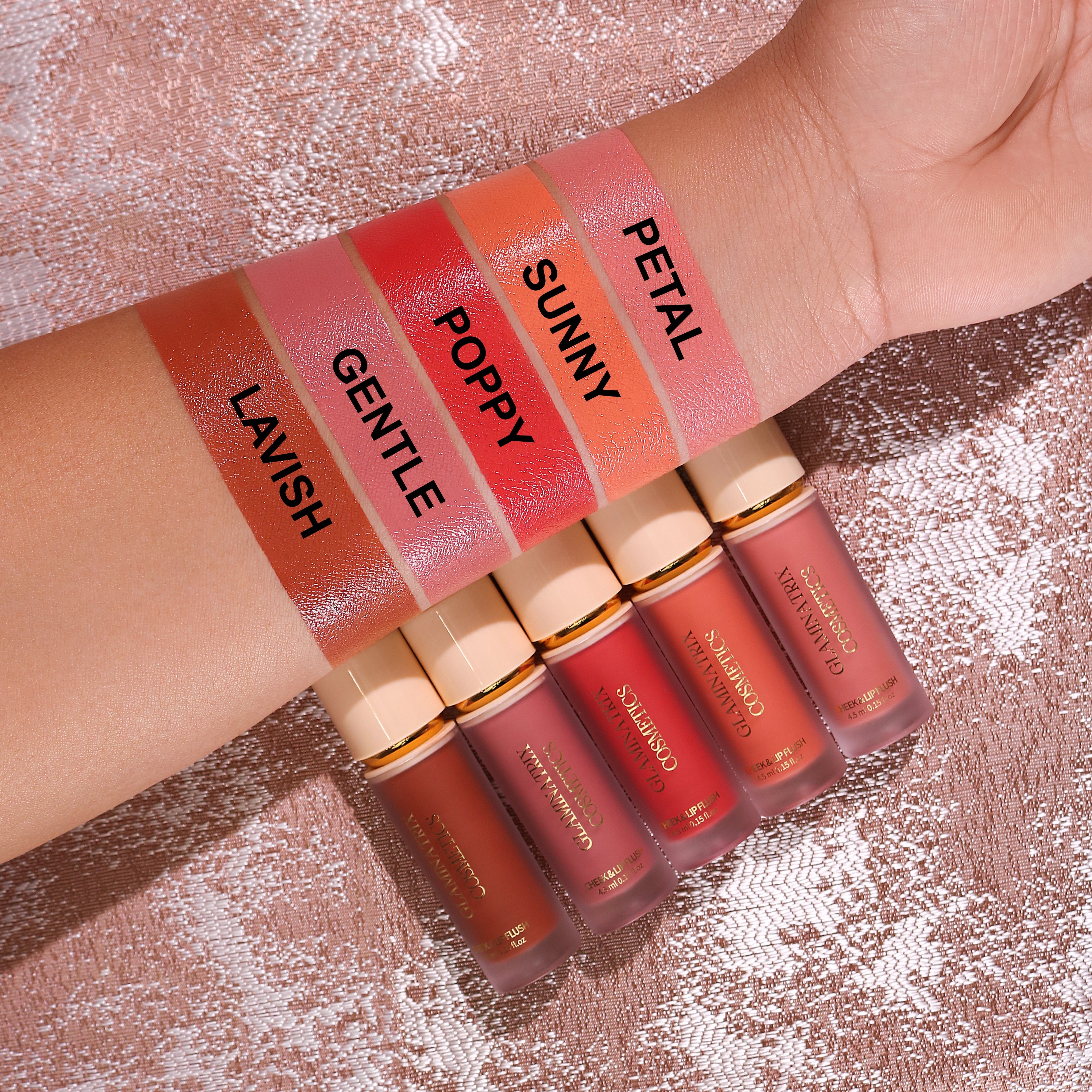 Natural Liquid Cheek & Lip Tint - Long-Lasting Blush & Lip Stain for a Flawless Flush | Perfect for Everyday Wear, Date Night & Special Occasions