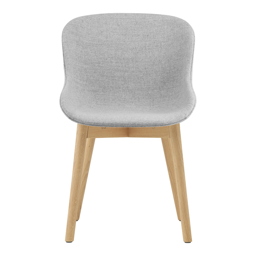 Stylish Hyg Side Chair with Wood Base & Full Upholstery - Perfect for Dining Room, Kitchen, or Home Office Seating