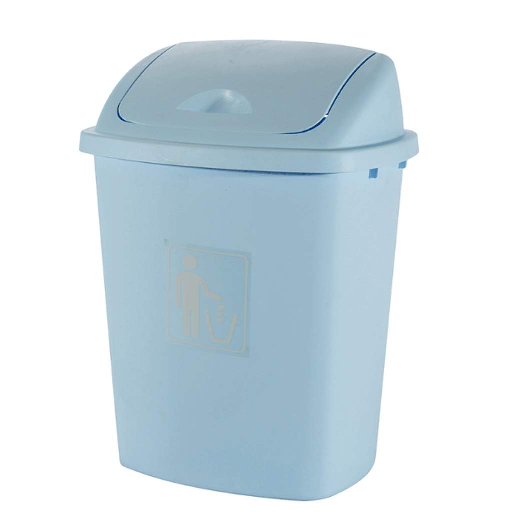 **Aveo 30L Blue Swing Top Trash Can - Removable Detachable Lid, Plastic Garbage Bin for Home, Kitchen, Garden & Recycling - Convenient & Organized Waste Management Solution**    *(Perfect for kitchens, bathrooms, offices, and outdoor spaces - keeps waste neatly contained with easy lid access!)*