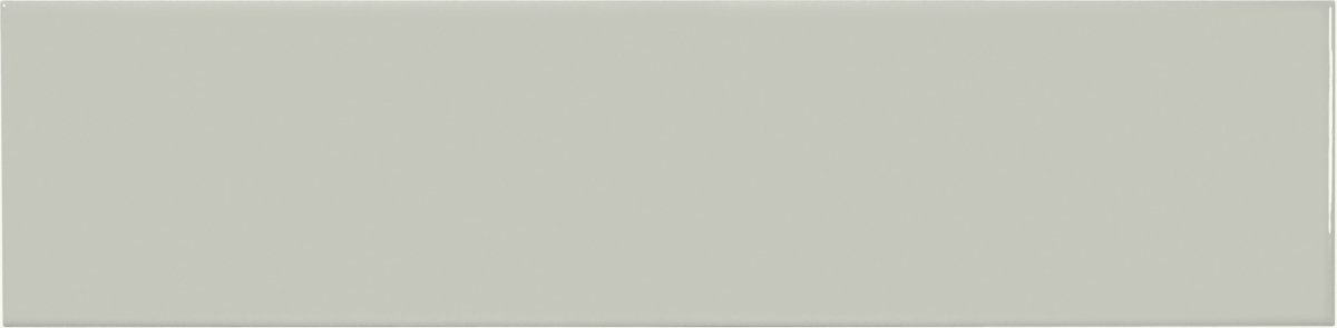 4 x 16 Inch Soho Soft Sage Glossy Pressed Glazed Ceramic Wall Tile - Perfect for Kitchen Backsplash, Bathroom Walls & Modern Interior Design