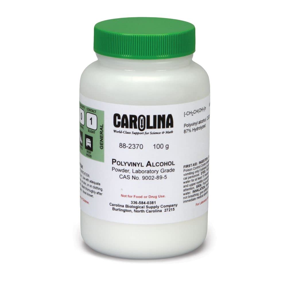 Polyvinyl Alcohol Powder - Laboratory Grade 100g for Chemical Experiments, Research & Industrial Applications