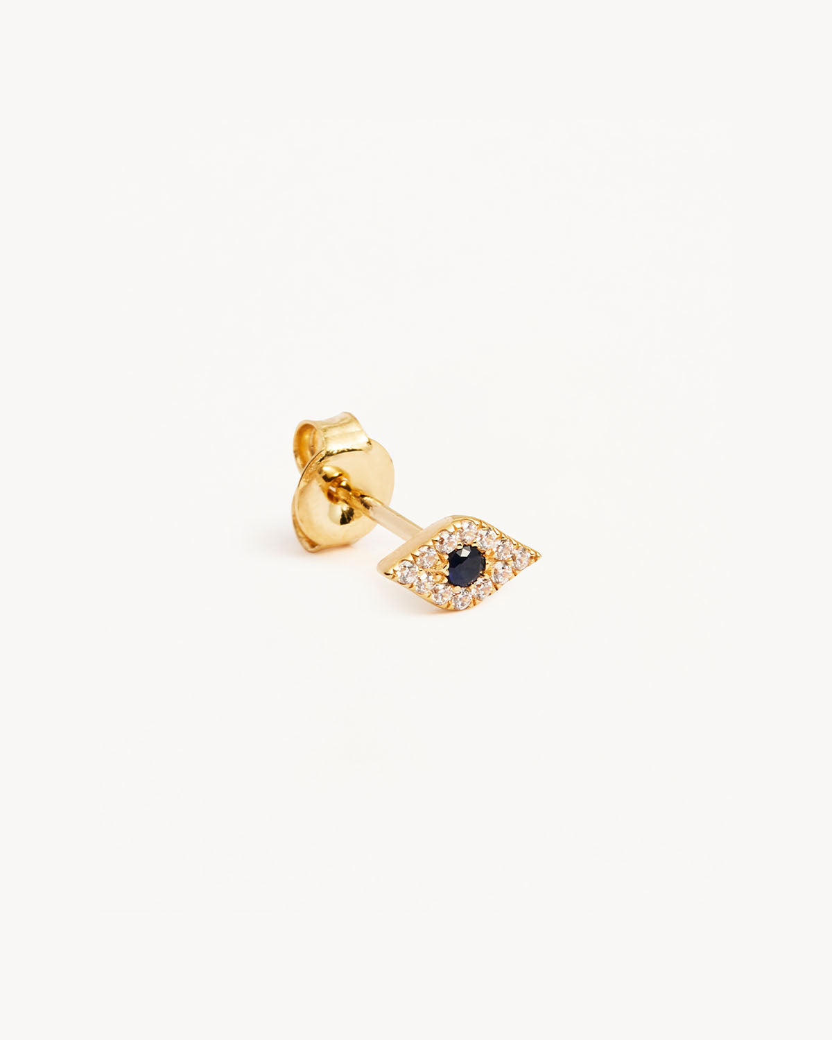 14K Solid Gold Evil Eye Earrings for Women - Protection Jewelry for Good Luck & Positive Energy - Perfect for Everyday Wear, Gifts & Spiritual Healing