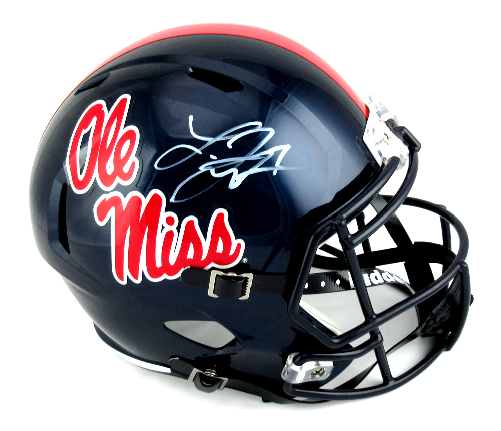 Laquon Treadwell Autographed Ole Miss Rebels Riddell Speed Full Size NCAA Football Helmet - Collectible Memorabilia for Fans & Sports Enthusiasts