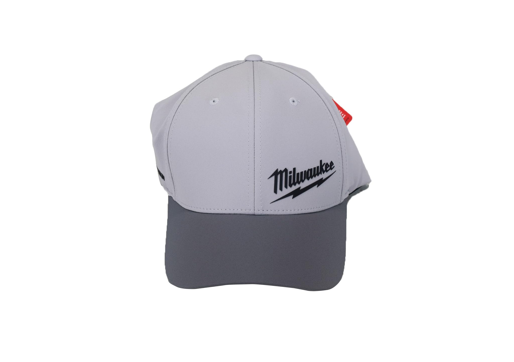 Milwaukee 507G-LXL Large/Extra Large Gray Fitted Hat - Adjustable Baseball Cap for Men & Women - Perfect for Work, Outdoor Sports & Casual Wear