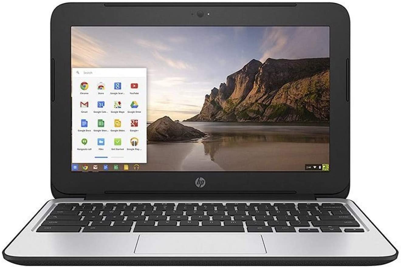 HP Chromebook 11 G3 11.6-inch Laptop - Intel Celeron N2840 Processor, 4GB RAM, 16GB SSD Storage, Google Chrome OS - Perfect for Students, Online Learning & Light Productivity Tasks