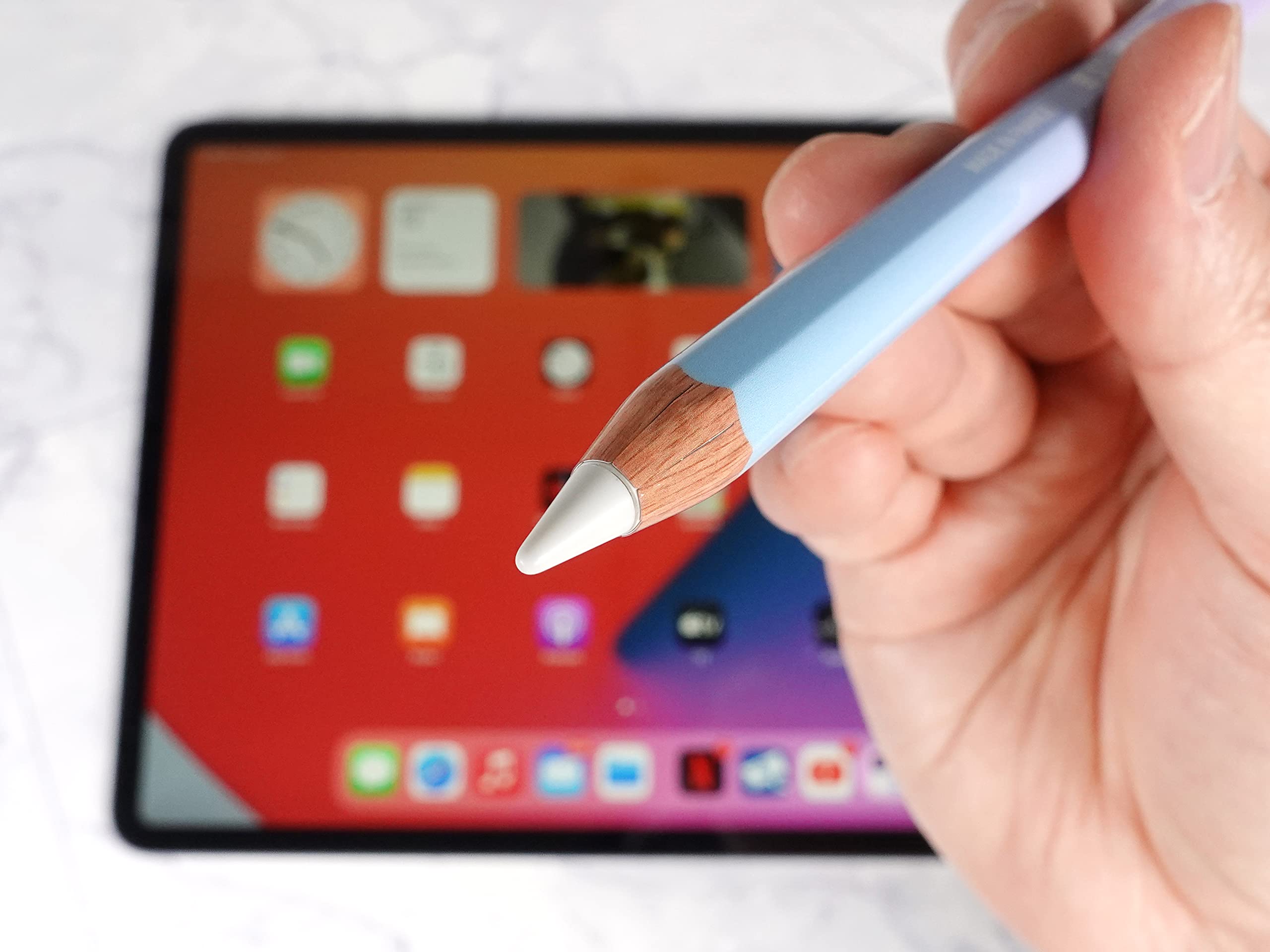 Matte Vinyl Skin for Apple Pencil 2nd & Pro - 2 Pack (G-01) | Perfect for Artists & Students