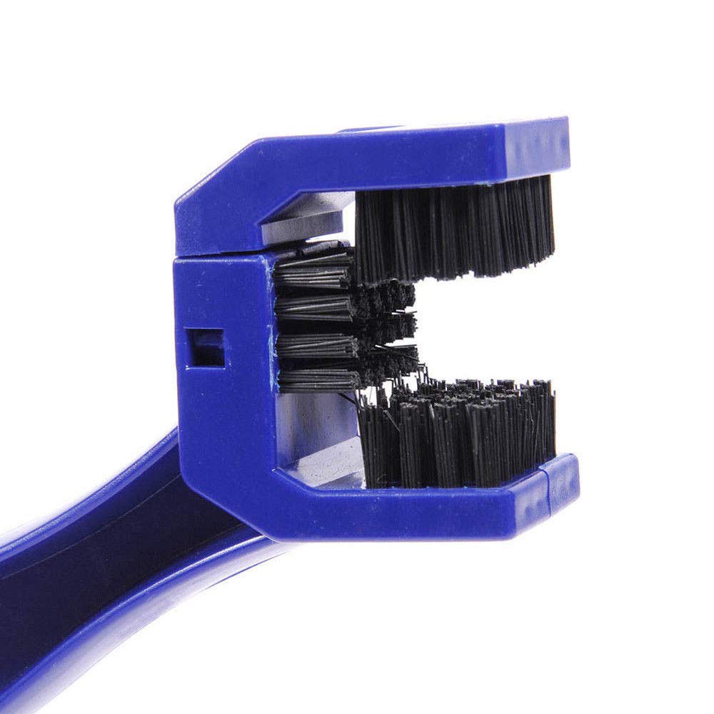 Motorcycle Chain Cleaning Brush - Dirt Removal Tool for Bike Maintenance & Riding Gear Care