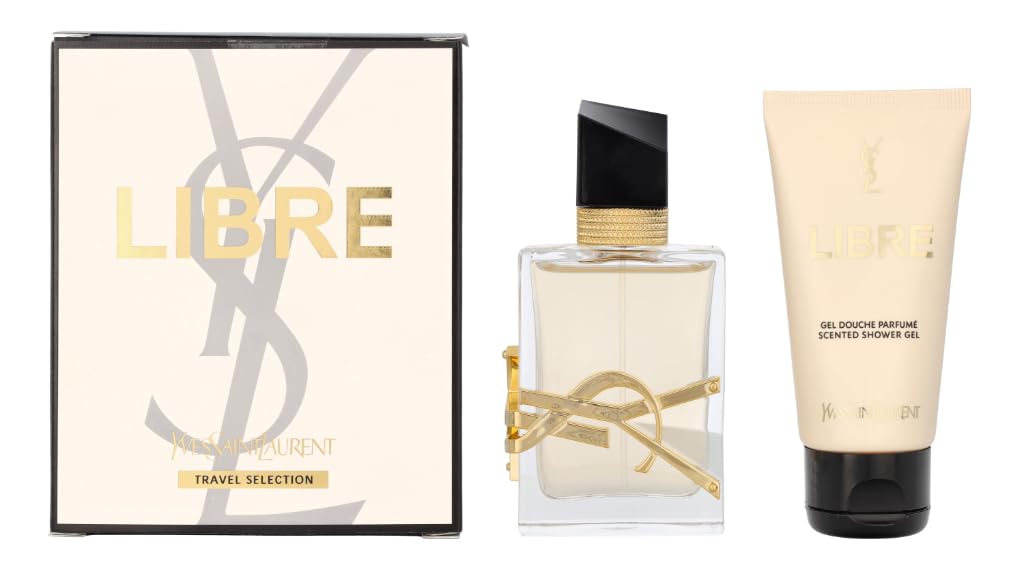 Yves Saint Laurent Libre Eau de Parfum Gift Set for Women - 1.7 oz Perfume + 1.7 oz Shower Gel | Luxury Floral Vanilla Scent | Perfect for Date Night, Anniversary & Special Occasions