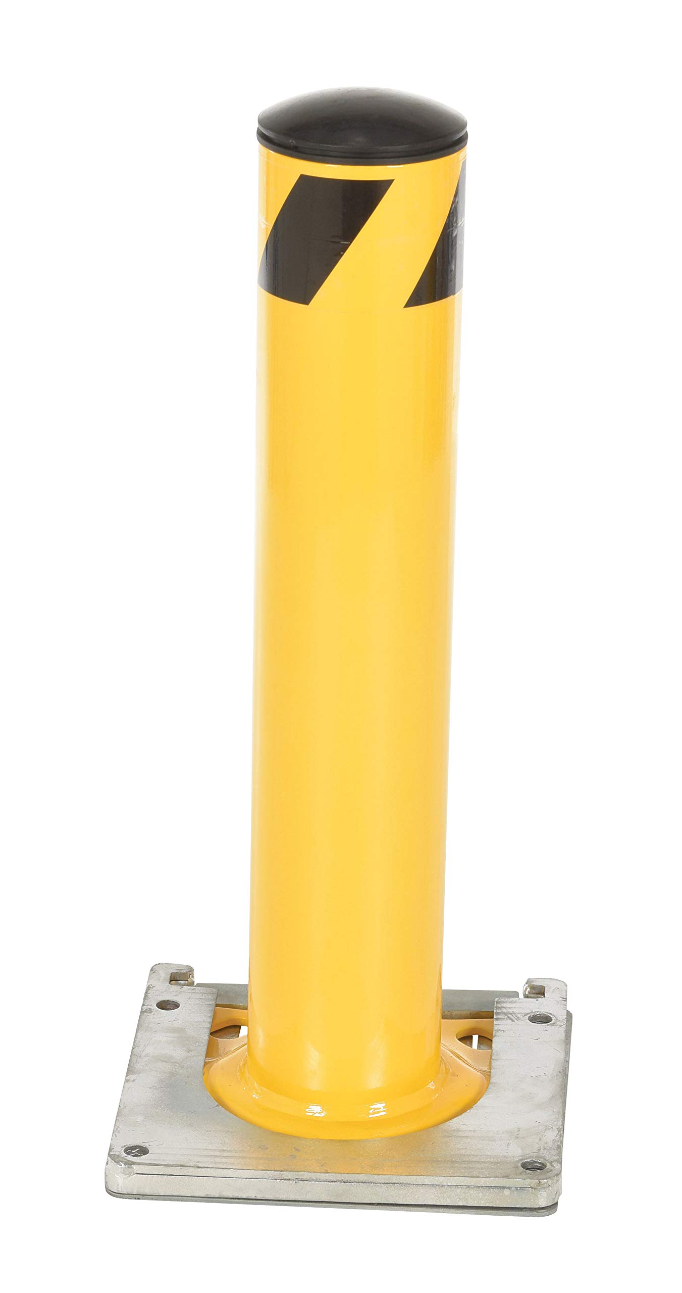 Vestil BOL-RF-24-4.5 Surface Mounted Removable Steel Pipe Safety Bollard, 4.5