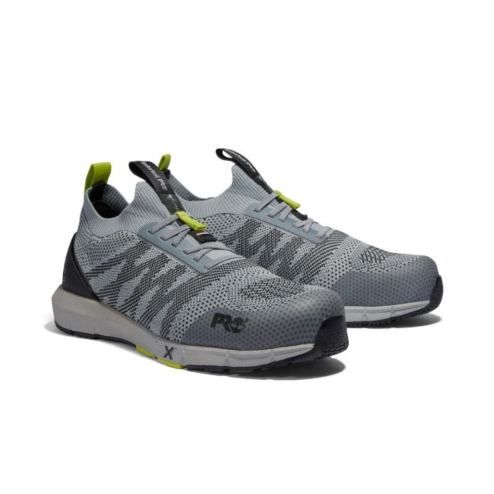 Timberland PRO Radius Knit TB0A41YY065 Men's Composite Toe Work Shoes - Lightweight & Durable Safety Footwear for Construction, Warehouse & Industrial Work (Grey)