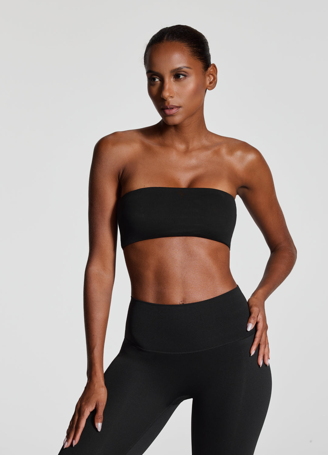 Strapless Bandeau Top for Women - Seamless Comfort Stretch Crop Top - Perfect for Beach, Summer, and Casual Wear