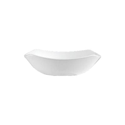 Continental Evolution 41 Oz Square Pasta Bowl - Set of 12 White Ceramic Dinner Plates for Italian Cuisine | Perfect for Restaurants, Catering & Family Dining