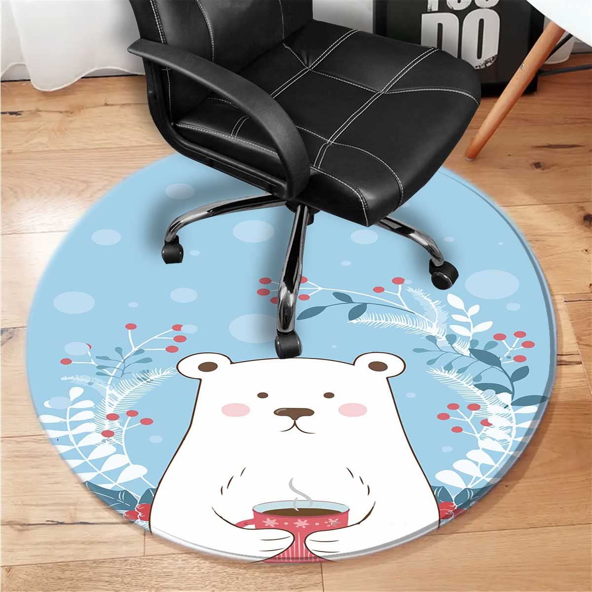 Cute Cartoon Chair Mat for Hardwood Floor - 37