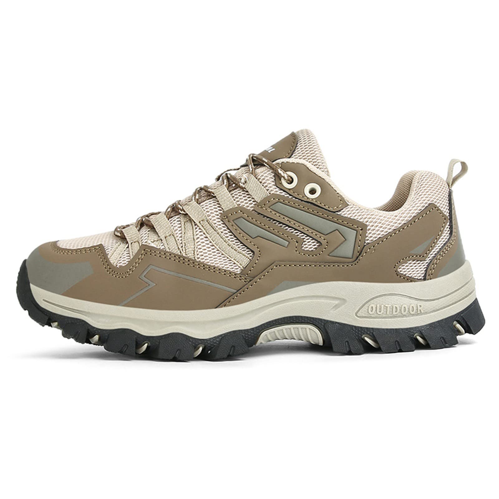 Women's Breathable Non-Slip Waterproof Hiking Shoes - Lightweight Trekking & Walking Shoes for Outdoor Camping, Mountain Climbing & Daily Training | Heel Support & Comfort Design