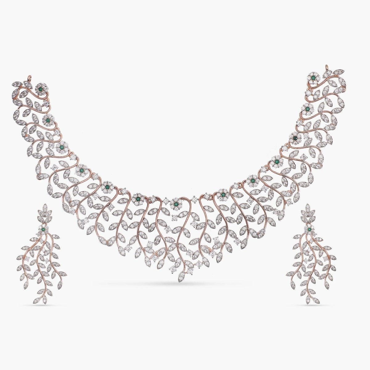 Lillian Nakshatra Cubic Zirconia Necklace Set for Women - Elegant CZ Jewelry Gift for Birthday, Anniversary & Special Occasions