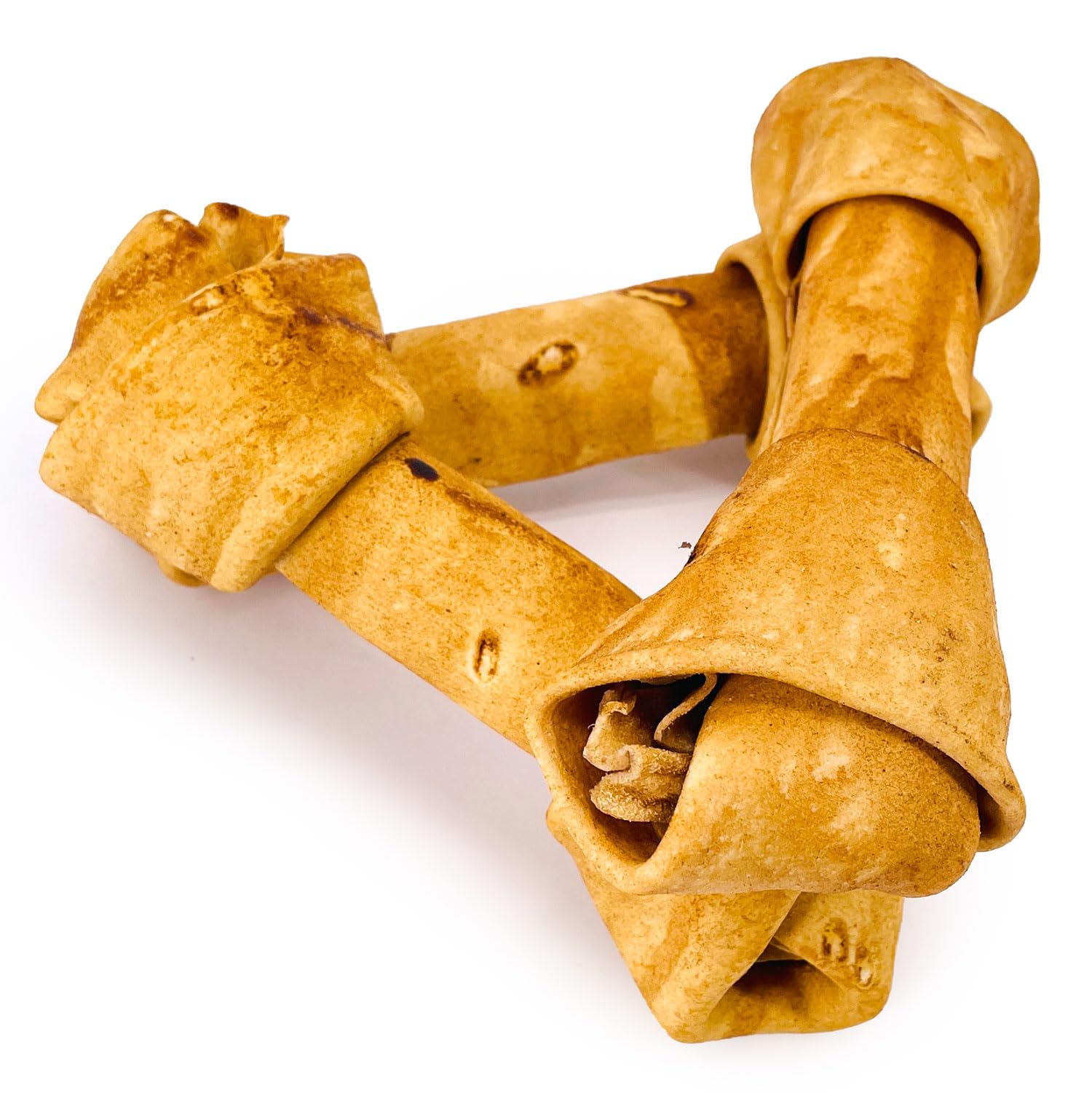 Premium 8-Inch Rawhide Dog Bones by ValueBull USA - Thick Cut, Chicken Infused, 25 Count | Natural & Safe Beef Hide, Long-Lasting Chew Toy for Dogs | No Artificial Flavors or Chemicals | Perfect for Aggressive Chewers, Training Rewards & Dental Health