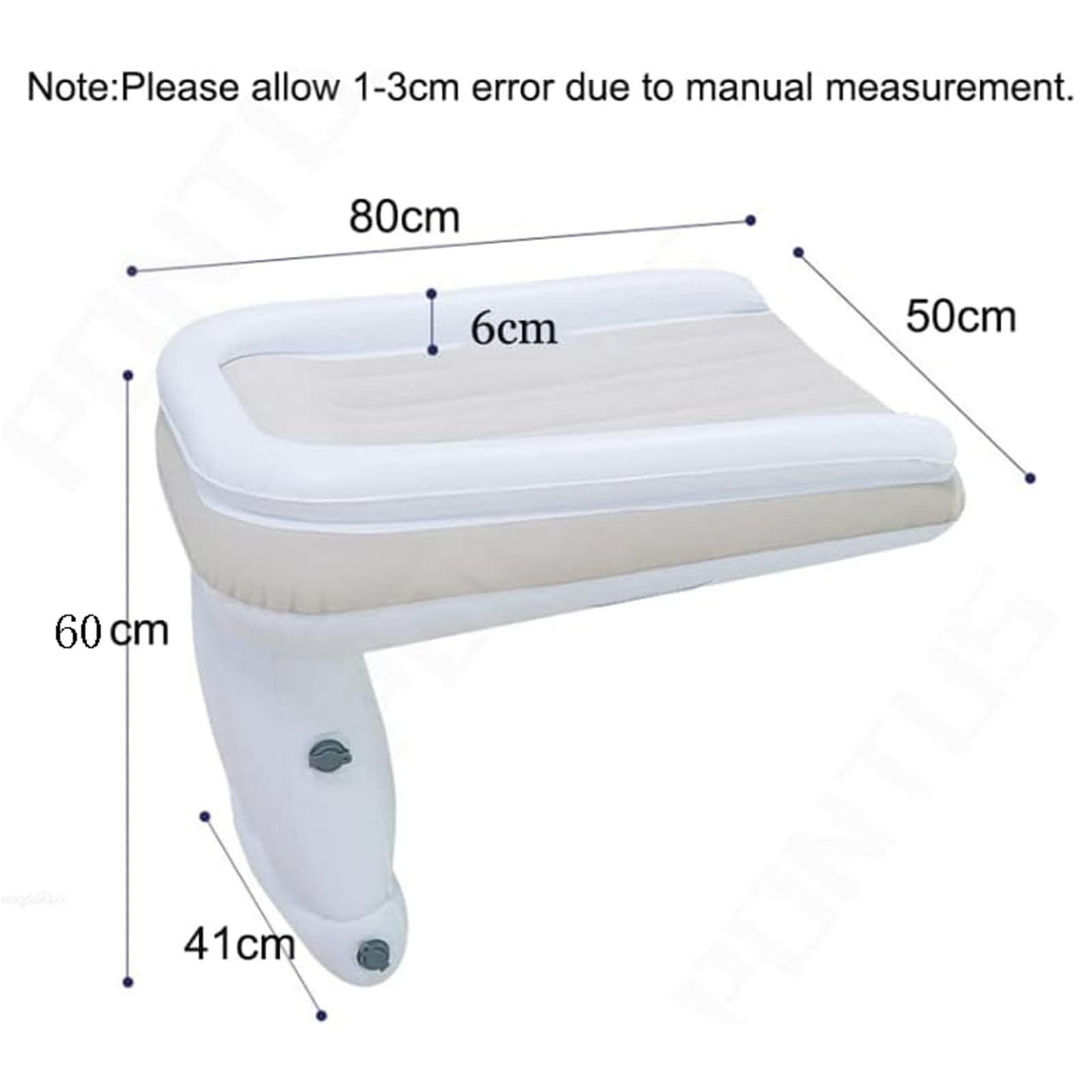 Inflatable Airplane Bed for Kids - Portable Toddler Travel Mattress with Pump for Car, Plane & Camping | Comfortable Back Seat Bed for Indoor & Outdoor Use on Road Trips, Flights & Family Vacations