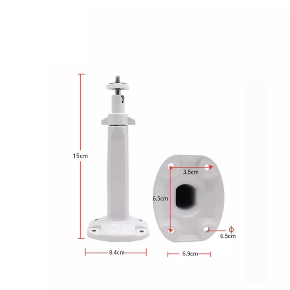 Jenix 150mm Adjustable Security Camera Wall Mount Bracket - Indoor/Outdoor CCTV Surveillance Stand with ABS Material for Home & Business Security Monitoring