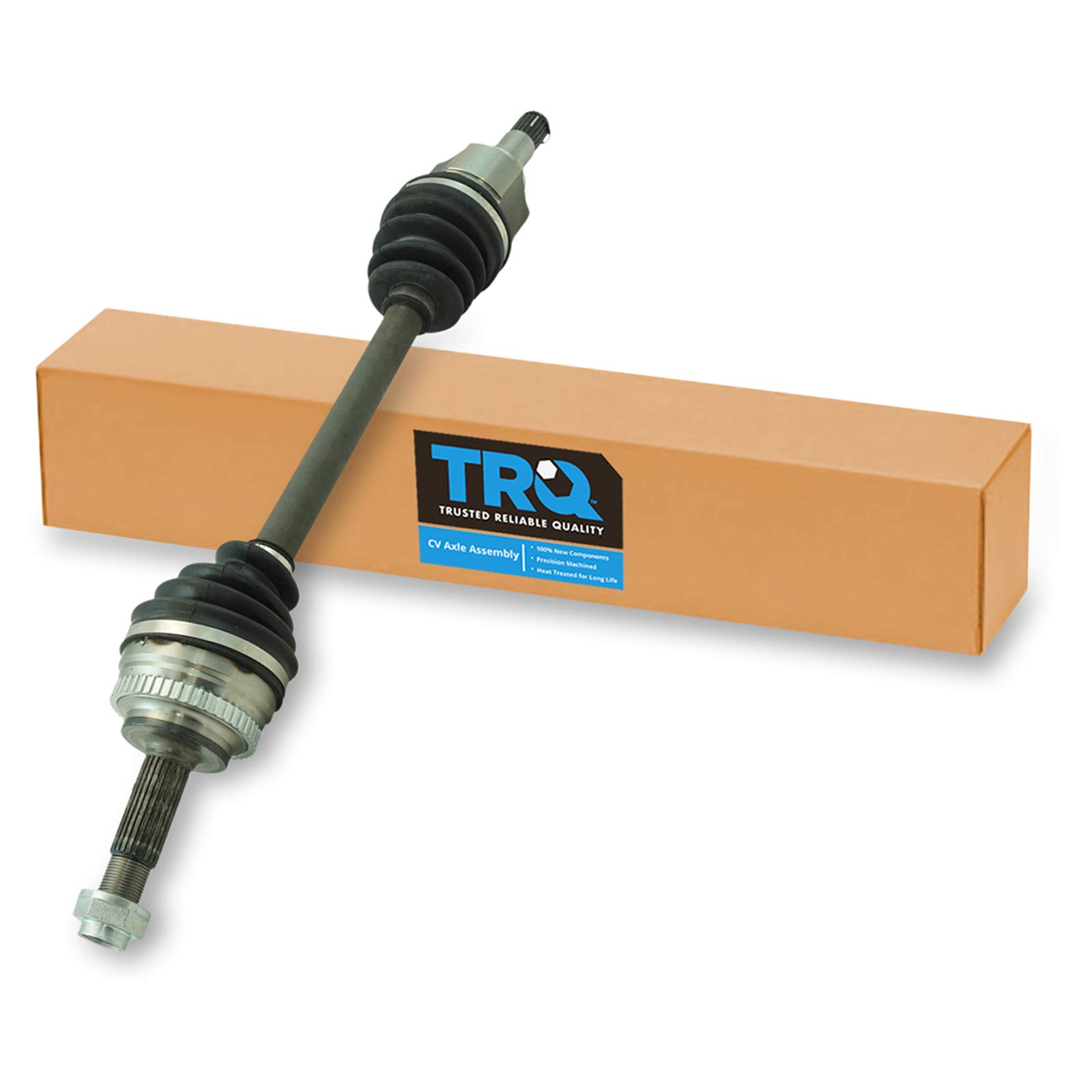 TRQ Front Left CV Axle Shaft Assembly - Compatible with 2004-2006 Scion xA xB & 2000-2005 Toyota Echo - High Performance Replacement for Smooth Driving & Handling - Perfect for City Commutes & Road Trips