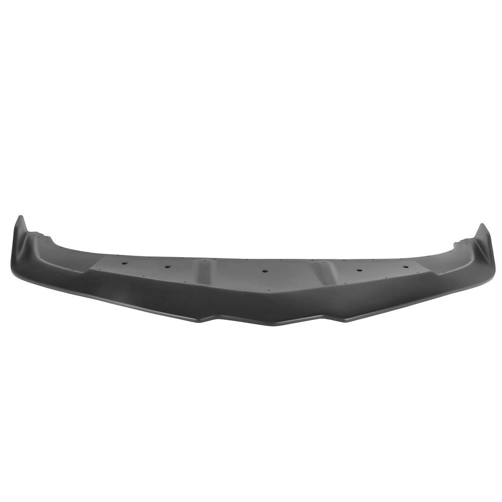 IKON MOTORSPORTS Front Bumper Lip for 2014-2015 Chevy Camaro SS | Unpainted PP Spoiler Splitter | Ikon Style Air Dam Body Kit - Enhance Your Car's Aerodynamics & Sporty Look for Street Racing & Show Cars