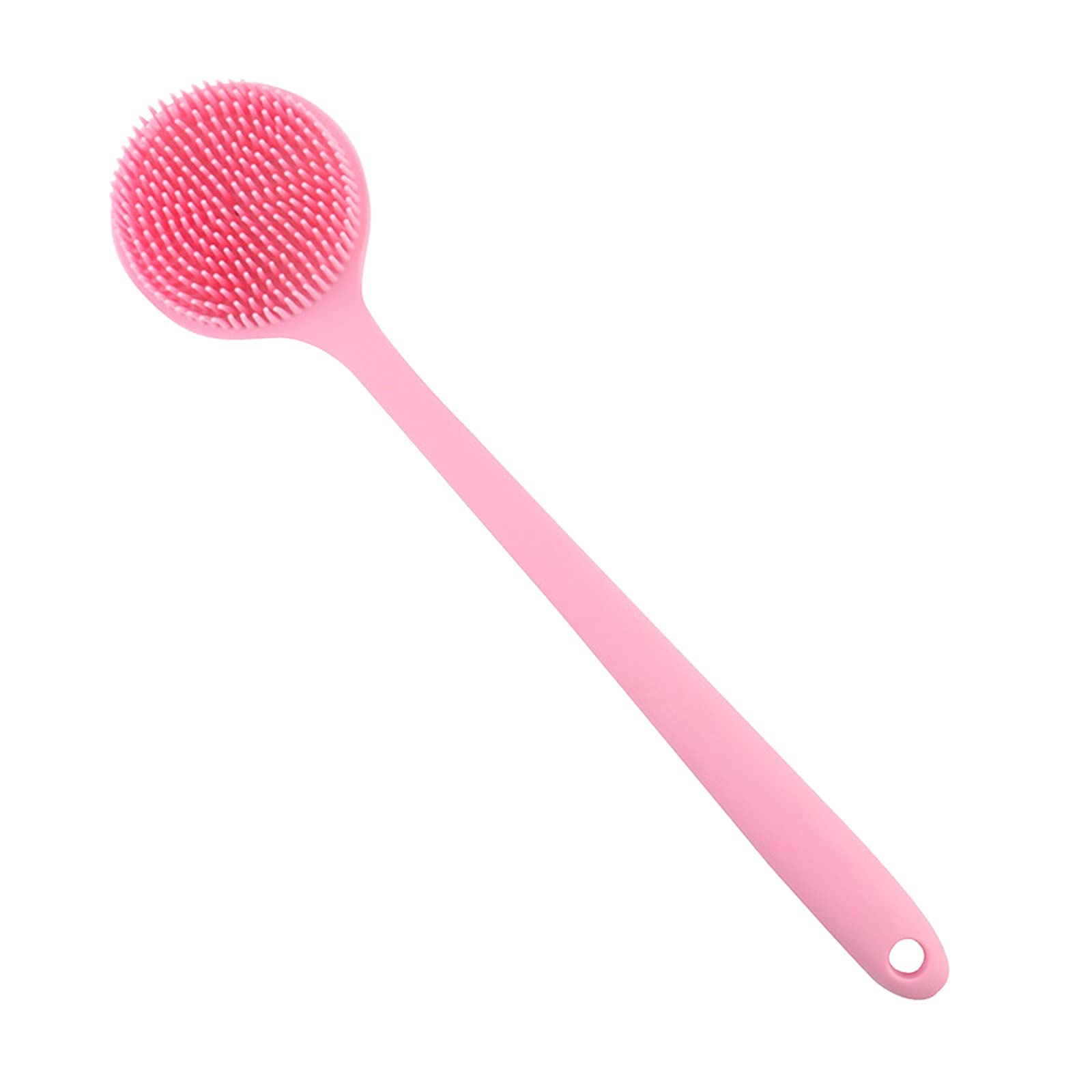Srush Exfoliator - Long Handle Silicone Body Brush for Shower, Back Scrub & Bath - Soft Bristles for Smooth Skin - Perfect for Bathroom, Spa & Beach Use