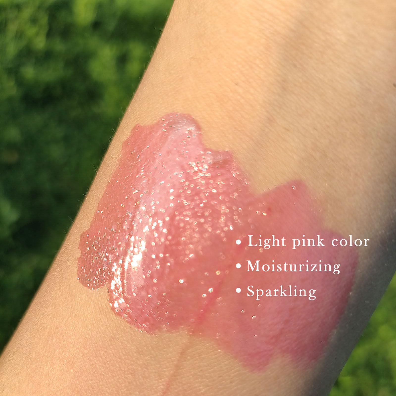 **pH Reactive Color Changing Lip Gloss - Green to Pink Tinted Lip Oil with Moisturizing Shine Finish, Long Lasting Hydrating Lip Balm for Dry Lips | Perfect for Everyday Wear, Date Night & Special Occasions**