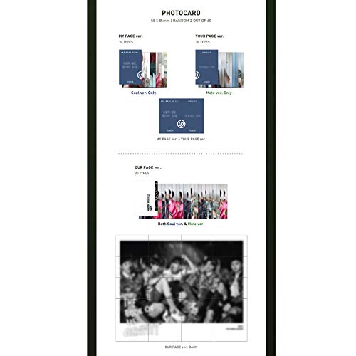 DAY6 - The Book of Us: Gravity (5th Mini Album) - CD + 80p Photobook + 2 Photocards + Postcard + Bookmark + Film Photocard + Folded Poster + Extra Gifts (Mate Version) | K-Pop Music Album for Fans, Collectors & Gift Giving | Perfect for Birthdays, Anniversaries & K-Pop Enthusiasts