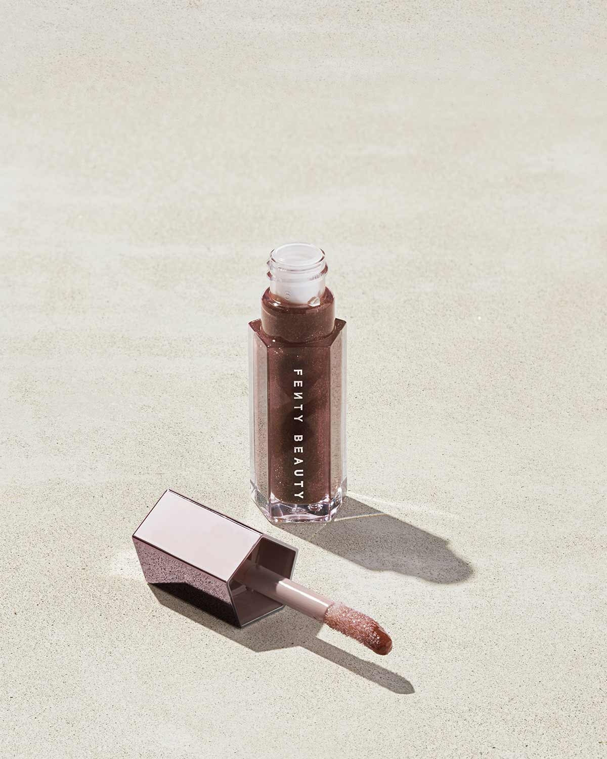 Fenty Beauty Gloss Bomb Universal Lip Luminizer - Hot Chocolit Shimmering Lip Gloss for Full Lips | Perfect for Date Night, Parties & Everyday Wear
