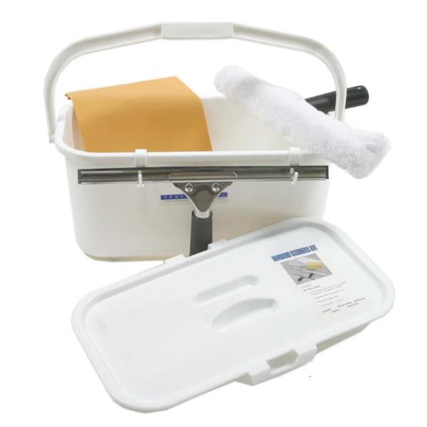 Sabco Professional Window Cleaning Kit with Bucket - Streak-Free Glass Cleaner for Home, Office & Commercial Use - Perfect for Windows, Mirrors & Glass Surfaces