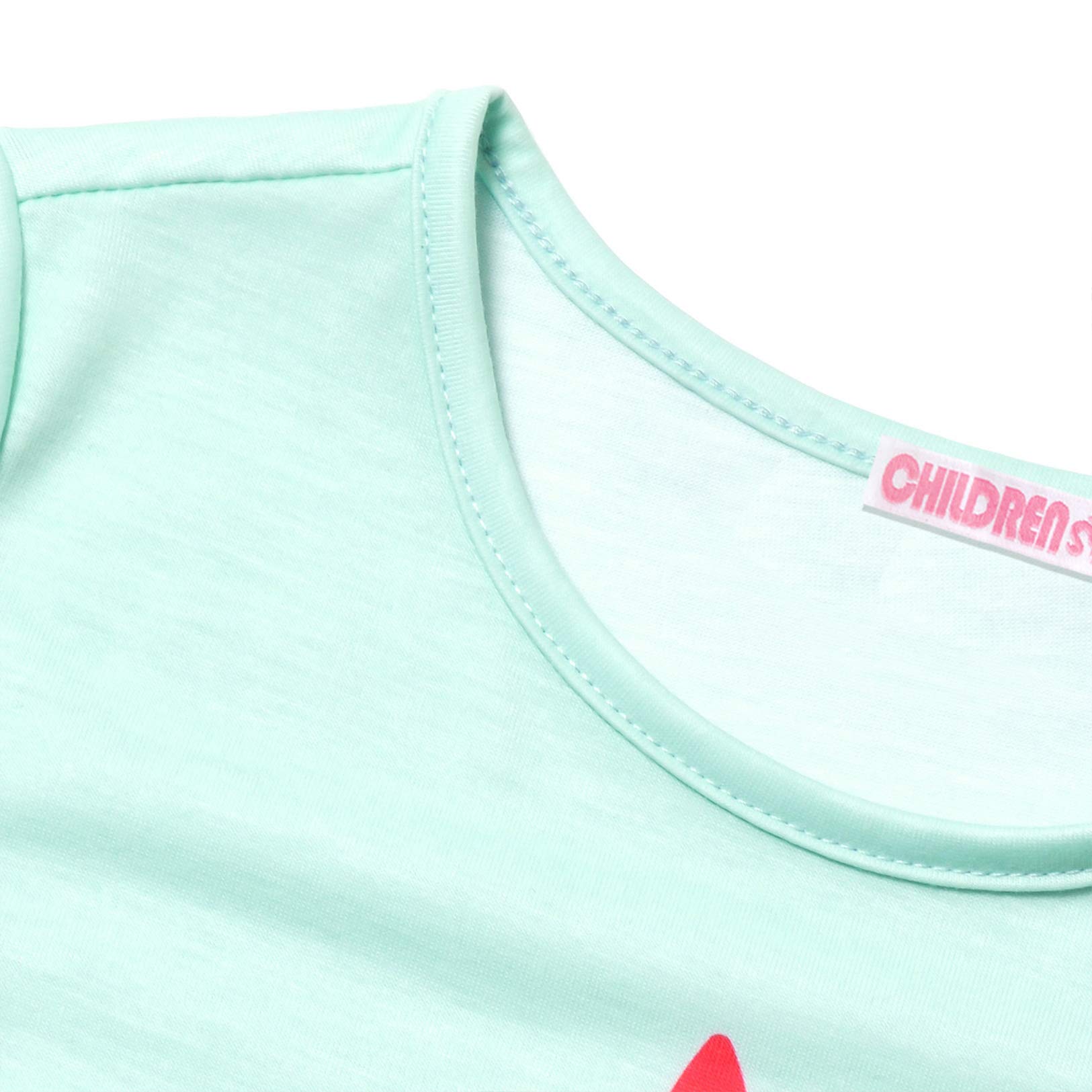 Girls Cotton Pajama Sets - Summer Short Sleeve Sleepwear for Kids | Playtime & Bedtime Comfort